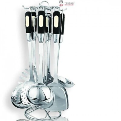 High Quality Stainless Steel Hanging Cooking Utensil Set